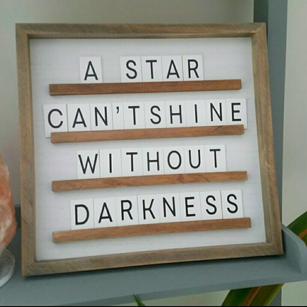 Letter board decor